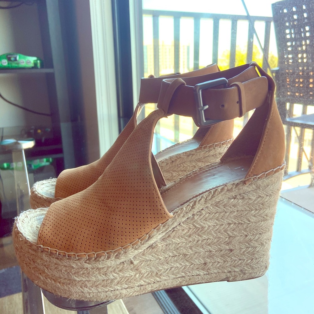 Marc Fisher espadrille wedges